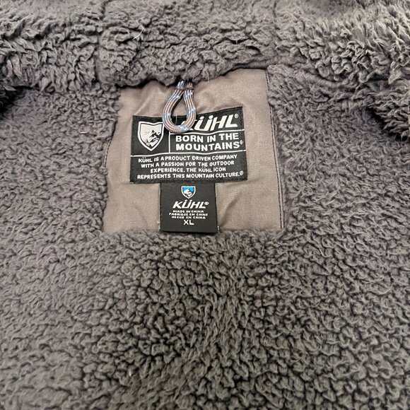 Kuhl Mens XL Metal Grey Projekt Kollusion Sherpa Lined M65 Field Coat. - Picture 8 of 11